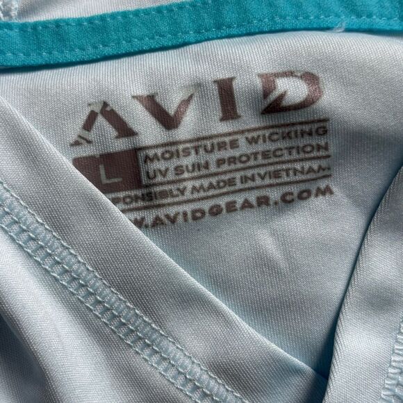 Avid Gear Sportswear Fishing Shirt UV Protection Moisture Wicking Mens Large - Picture 6 of 6